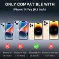 thumbnail image 3 of Funda MYBAT Stealth para iPhone 14 PRO - Negra MyBat Stealth, 3 of 9