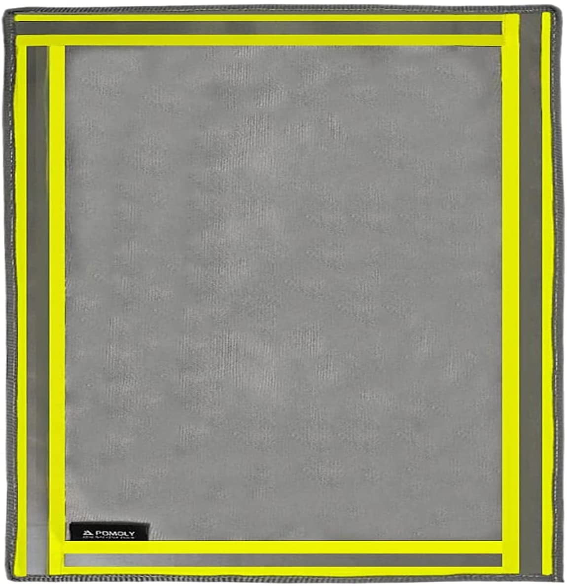 POMOLY Fire Pit Mat - 39.4"x39.4" Fireproof Mat For Decks, Grass, Patios (Reflective Strips)
