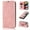 Pink, variant on Allytechgroup Wallet Case for iPhone 17, [Compatible with MagSafe] Support Wireless Charging PU Leather Flip Magnetic Stand Case with Card Holders [RFID Blocking] for Women Men, Pink