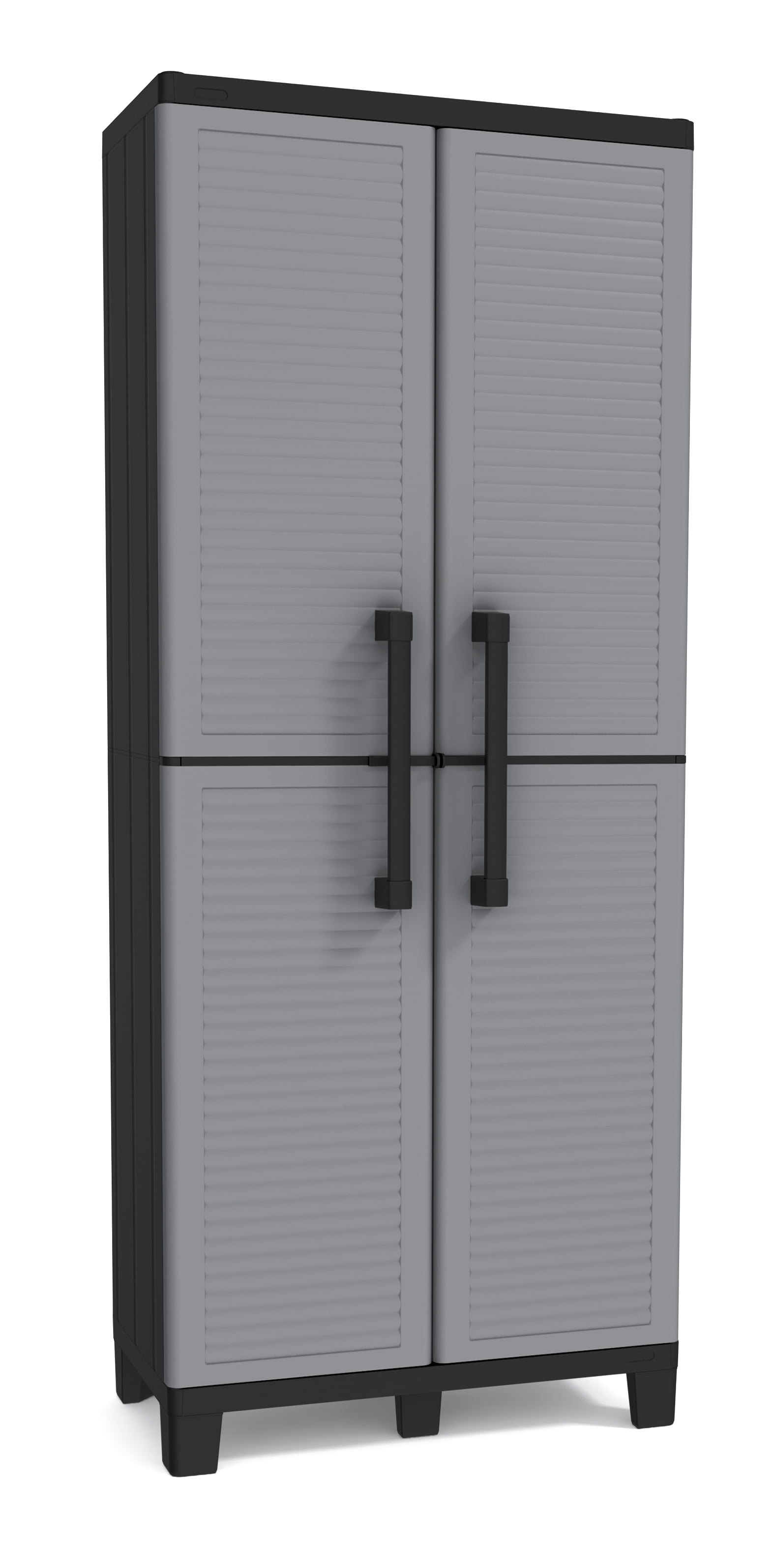 Keter 227138 Space Winner Adjustable Garage Storage Gray Resin Utility Cabinet for sale online 