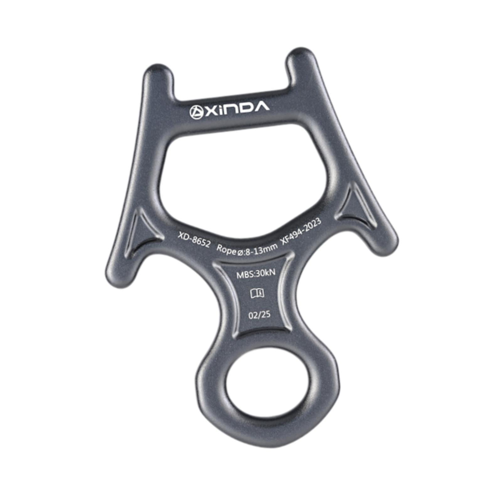 MAGIDEAL 30kN Descender Belay Device Downhill Equipment Belaying and Rappelling Gray