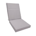 thumbnail image 2 of Cojín para silla de patio, cojín para mecedora, cómodo cojín de espuma de alta densidad. Gris claro, 2 of 9