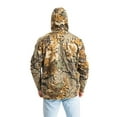 thumbnail image 2 of Realtree Men’s Poly Cotton Hoodie Sweatshirt, Advantage Classic Camo, Soft Midweight Pullover with Adjustable Hood, Front Pouch Pocket |Size 4X, 2 of 10