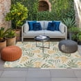 thumbnail image 2 of Sage Green Leaf Outdoor Rug for Patio/Deck/Porch, Non-Slip Large Area Rug 5 x 8 Ft, Nature Plant Branch Fall Botanical Indoor Outdoor Rugs Washable Area Rugs, Reversible Camping Rug Carpet Runner, 2 of 8