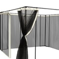 thumbnail image 5 of Outsunny 10' x 13' Replacement Mesh Sidewall Netting for Patio Gazebos and Canopy Tents with Zippers (Sidewall Only), Cream, 5 of 9