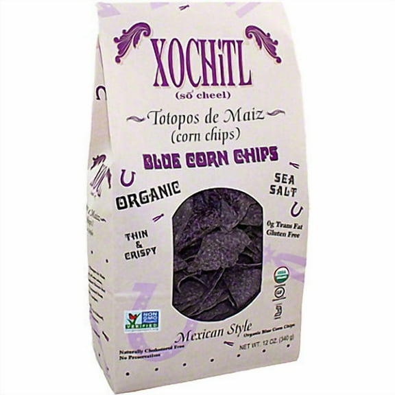 Xochitl Organic Blue Corn Chips, 16 oz