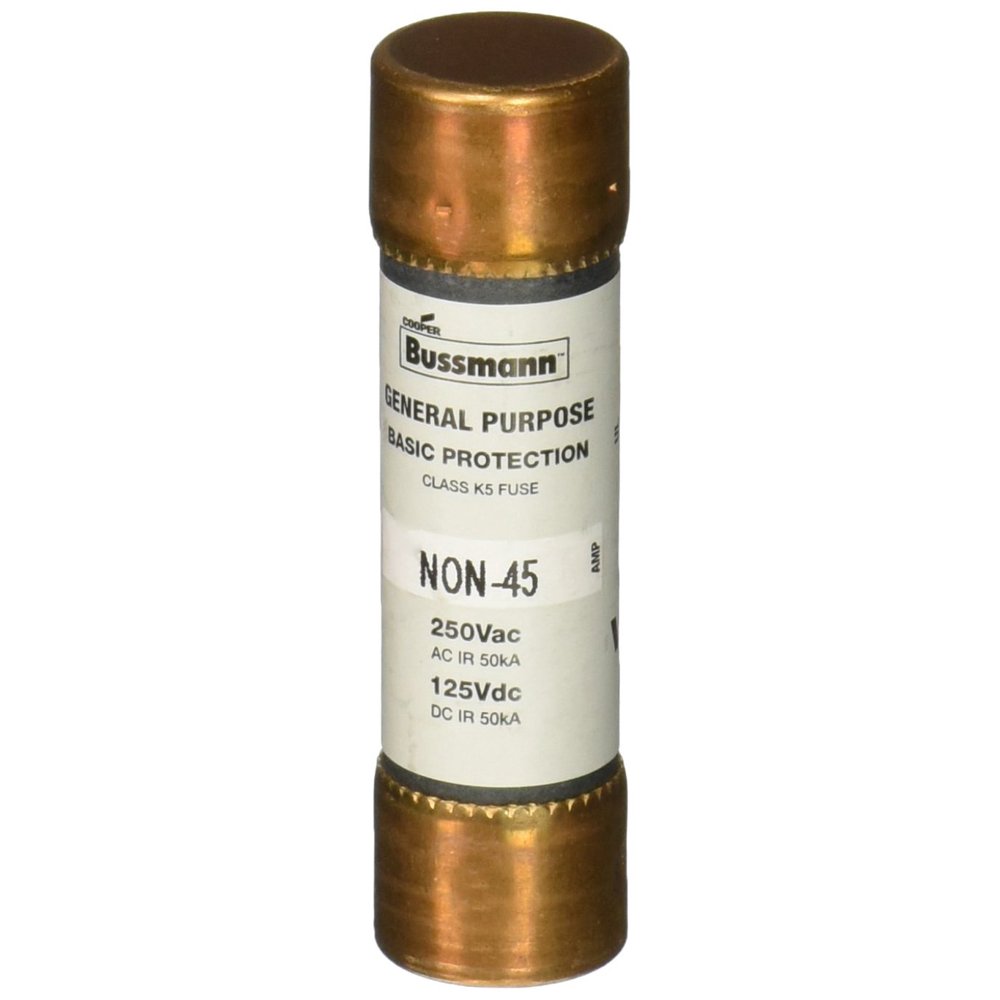 NON45 45 Amp Cartridge Fuse NonCurrent Limiting Class K5