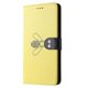 thumbnail image 1 of Sywqhk Funda de cuero con tapa para teléfono Bee Wallet Phone Cover para Samsung A50 (Amarillo), 1 of 9