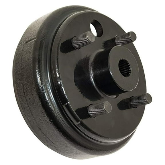 Brake Drum for EZGO Marathon & TXT Golf Cart Models | Standard 24 Spline | Compatible with 1985-1992 2-Cycle Marathon Models and 1994-2013 Electric TXT Models