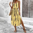 thumbnail image 5 of Ruimatai Women's Casual Sleeveless Dress Printed Side Slit Backless Summer Beach Party Mini Dress Lightweight Comfortable Polyester, 5 of 9