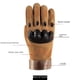 thumbnail image 5 of Guantes tácticos para dedos para hombre, de carcasa blanda, con almohadilla protectora para la palma, para entrenamiento de combate y pantalla táctil, antideslizantes, 5 of 5