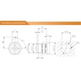 thumbnail image 4 of Cerradura De Leva Tubular De Seguridad De Cuarto De Vuelta Para Puerta De Gabinete Con Llaves Cateissary HA015196-00, 4 of 6