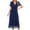 summer dress for women-Blue, variant on ZVAVZ Wedding Guest Dresses for Women Women's Fashion Slim Fit V-Neck Embroidered Bright Screen Medium Length Dress