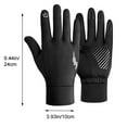 thumbnail image 2 of qolati Winter Gloves for Women Men Touchscreen Windproof Waterproof Warm Snow Gloves Stretchy Thermal Lined Non-Slip Running Cycling Driving Hiking Gloves, 2 of 2