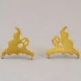 thumbnail image 3 of Nickel Gold Silver Ghost Ear Studs Tiny Earrings Funny Halloween Jewelry Gift, 3 of 3