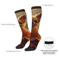 thumbnail image 4 of Fotbe Maple Leaf Meditating Chihuahua Calcetas Divertidas Estampadas para Hombre y Mujer, Calcetas de Algodón hasta la Rodilla para Caminar, Correr, Enfermería y Embarazo, 4 of 6