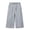 A-Grey104, variant on OSOLU Girls Capri Pants Wide Leg Casual Drawstring Summer Cropped Athletic Joggers Sweatpants Breathable Activewear For Kids 4-15Y