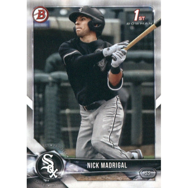2018 Bowman Draft Bd 38 Nick Madrigal Chicago White Sox Baseball Card Gotbaseballcards Walmart Com Walmart Com