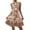 Yellow Flower, variant on Women's Floral Halter Neck Summer Dress with Belt 100% Polyester Lightweight Breathable Easy Care for Warm Days