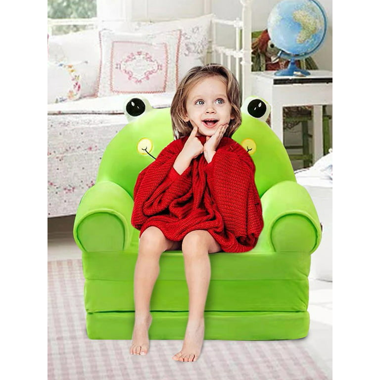 Plush Foldable Kids Sofa Backrest