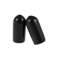thumbnail image 2 of Uxcell 0.2'' Screw Thread Protector Vinyl End Caps Rubber Black 20pcs, 2 of 6