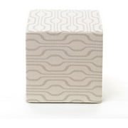 Softline Azure Ikat Cube Pouf