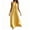 Yellow, variant on Xaqiouau Women's Halter Neck Sleeveless Maxi Dress Loose Casual Linen Blend Flowy Summer Beach Dress