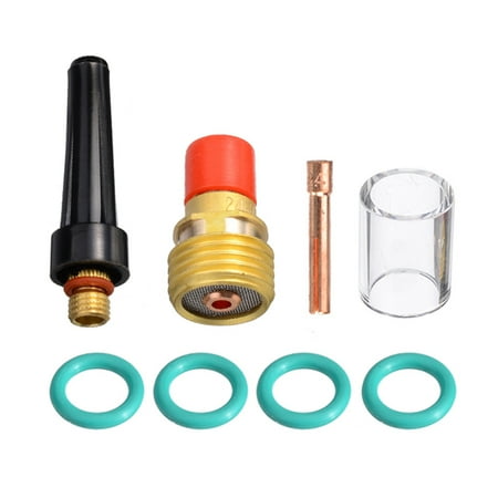 

Grofry 8Pcs 3/32inch Tig Welding Torch Thermal Glass Cup O-Ring Kit for WP-9/20/25