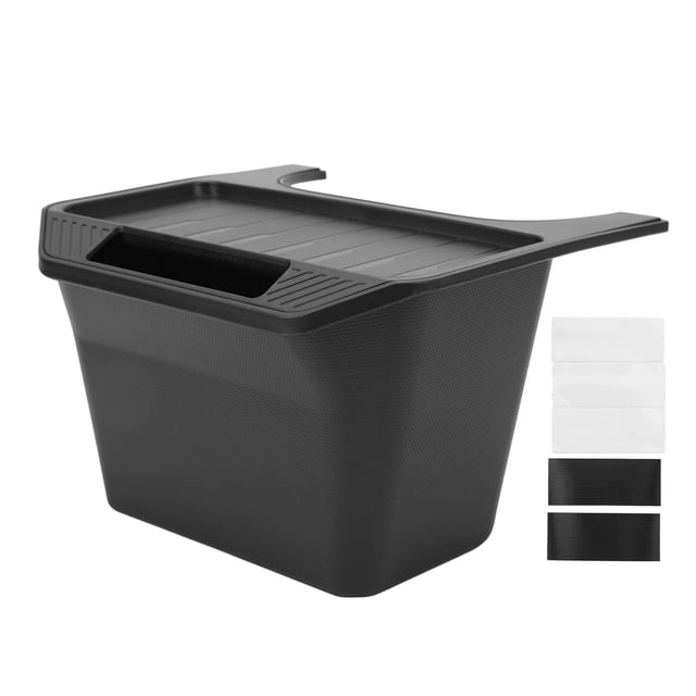 Caja de almacenamiento central trasera de gran capacidad, organizador de inserción de consola central, color negro, reemplazo para Tesla Model Y