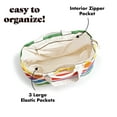 thumbnail image 6 of Fit + Fresh All The Things XL Tote Bag, Travel & Overnight Bag, Multi Stripe, 6 of 12