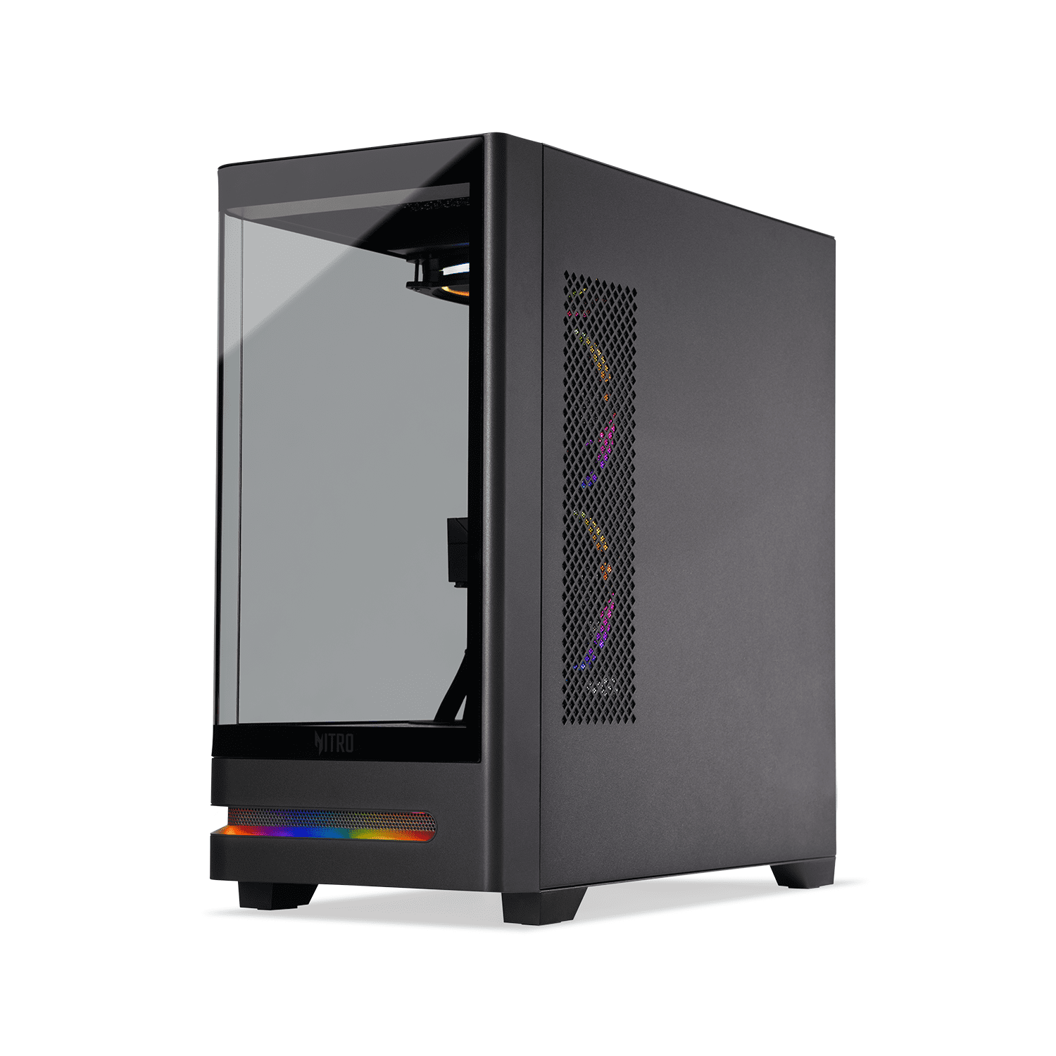 Acer Nitro 85 Gaming Desktop Liquid Cooled, AMD Ryzen 7 7800X3D, NVIDIA GeForce RTX 5070 with 988 AI TOPS & 12GB GDDR7 Video Memory, 16GB DDR5 RAM, 1TB PCIe 4.0 NVMe SSD, N85-100-UW38, Black, New