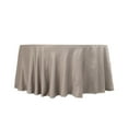 thumbnail image 3 of BalsaCircle 120" Silver Round Lamour Satin Tablecloth Table Covers Reception Catering Dining Table Linens, 3 of 8