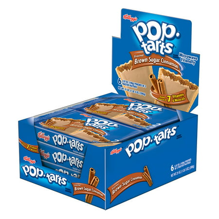 Kellogg's Pop-Tarts, Frosted Brown Sugar Cinnamon Flavored, 21 oz, 12