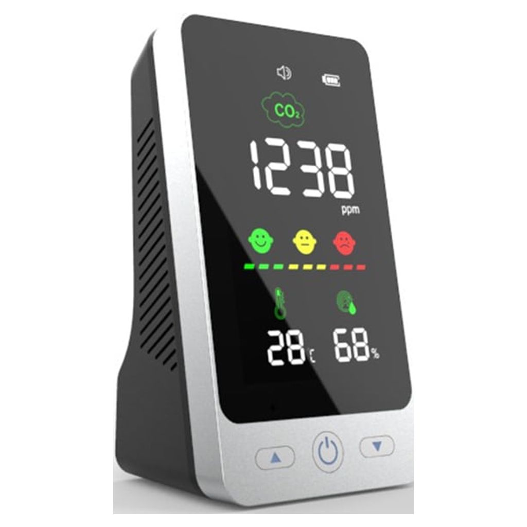 CO2 Meter Air Quality Monitor Carbon Dioxide Humidity Temperature Indoor Detector NDIR Channel