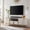 Off White, variant on OKD Luxury 70" Fluted TV Stand for 80" TVs, Wooden Entertainment Center with Marble Top for Living Room, Off White