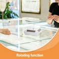 thumbnail image 4 of ColoMX Soporte de exhibición de joyas solares con plataforma de rotación de plataforma de base giratoria para exhibir joyas en exhibiciones de tiendas casas, 4 of 8