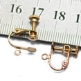 thumbnail image 3 of 12pcs Clip de Latón en Los Pendientes Earwires Hallazgos Encajan Joyería Haciendo Manualidades, 3 of 4