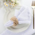 thumbnail image 5 of Yooshoverk Cotton Tassel Napkin Set, Pleated Linen Placemats for Western Table Decor, 5 of 6