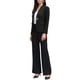 thumbnail image 4 of Blazers Chic Inspiradores para Mujeres Casual de Negocios Ligero Sin Cuello Saco Blazer de Manga Larga con Bolsillos XL Negro, 4 of 6