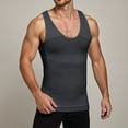 thumbnail image 2 of Men's Compression Shirt Body Vest - Short Sleeve, Nylon, Chest Flattening Effect, M-XXL Sizes for Fitness & Summer, 2 of 4