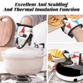 thumbnail image 7 of Vsdgher School Cute Gnomes Non-Slip Mini Oven Mitt Set, Short Oven Mitts for Baking Grilling Barbecue Microwave, 5.9"x5.9"in, 7 of 7