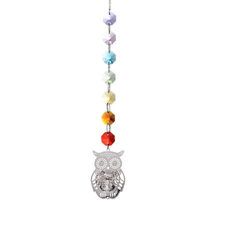 

Hanging Ornaments WMYBD Color Crystal Jewelry Pendant Gift Chain Rainbow Chain Lighting Pendant