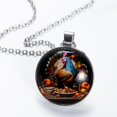 thumbnail image 2 of Turkey Glass Circular Pendant Necklace - Beautiful Handcrafted Jewelry Piece for Women, 2 of 5