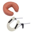 thumbnail image 2 of Reposacabezas para mesa de masaje con almohada para masaje facial y equipo de belleza para spa. marrón rojizo, 2 of 9