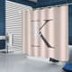 thumbnail image 4 of Cortina de ducha de baño con estampado de tela de poliéster impermeable de 180 x 180 mm, 4 of 6