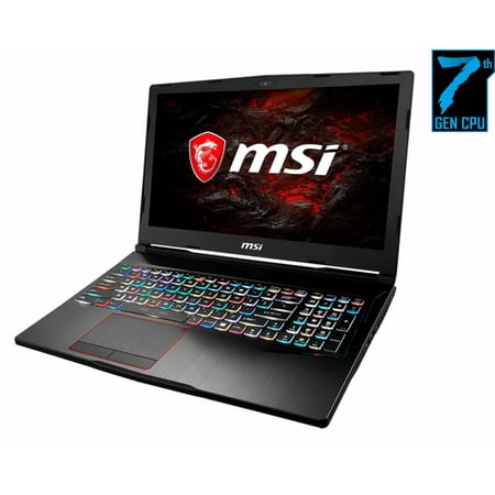 MSI NB 15.6 120Hz 3ms i7-7700HQ GTX 1070 VR Ready Premium Gaming Laptop (GE63VR Raider-001)-Remanufactured