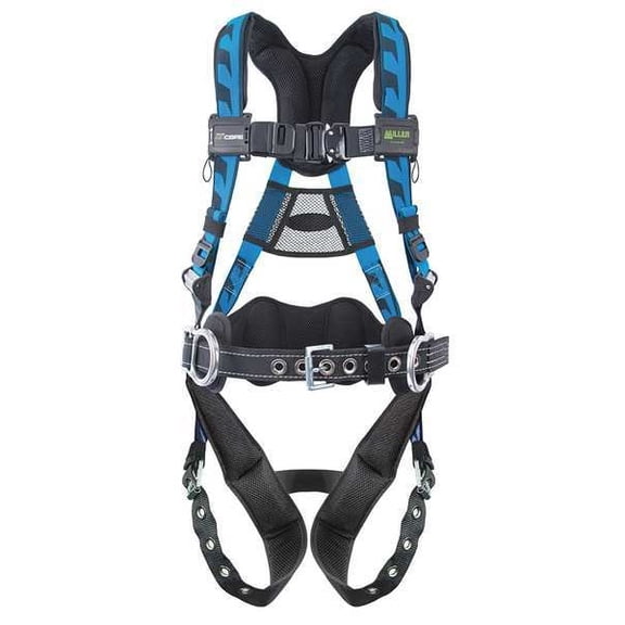 Honeywell Miller Full Body Harness,AirCore,L/XL ACA-TB-BDP/UBL