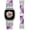 Purple, variant on Wearlizer Braided Magnetic Band Compatible with Versa 4/Versa 3/Sense 2/Sense Bands for Women, Stretchy Nylon Woven Strap with Celtic Knot Metal Clasp