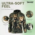 thumbnail image 2 of TrailCrest Adult Mens Chambliss Full Zip Camo Hoodie Sweatshirt Jacket, Large, 2 of 7