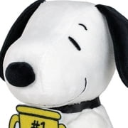 Hallmark Peanuts Fathers Day Plush Snoopy with Felt #1 Dad Trophy , 6.5
